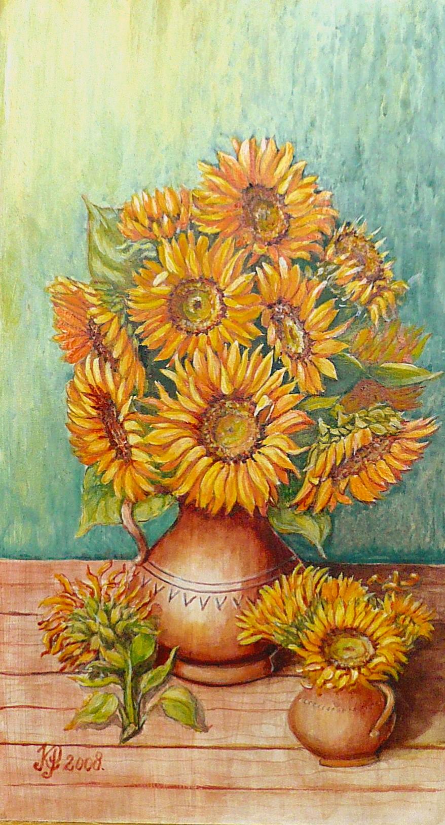 Napraforgó csokrok 2008