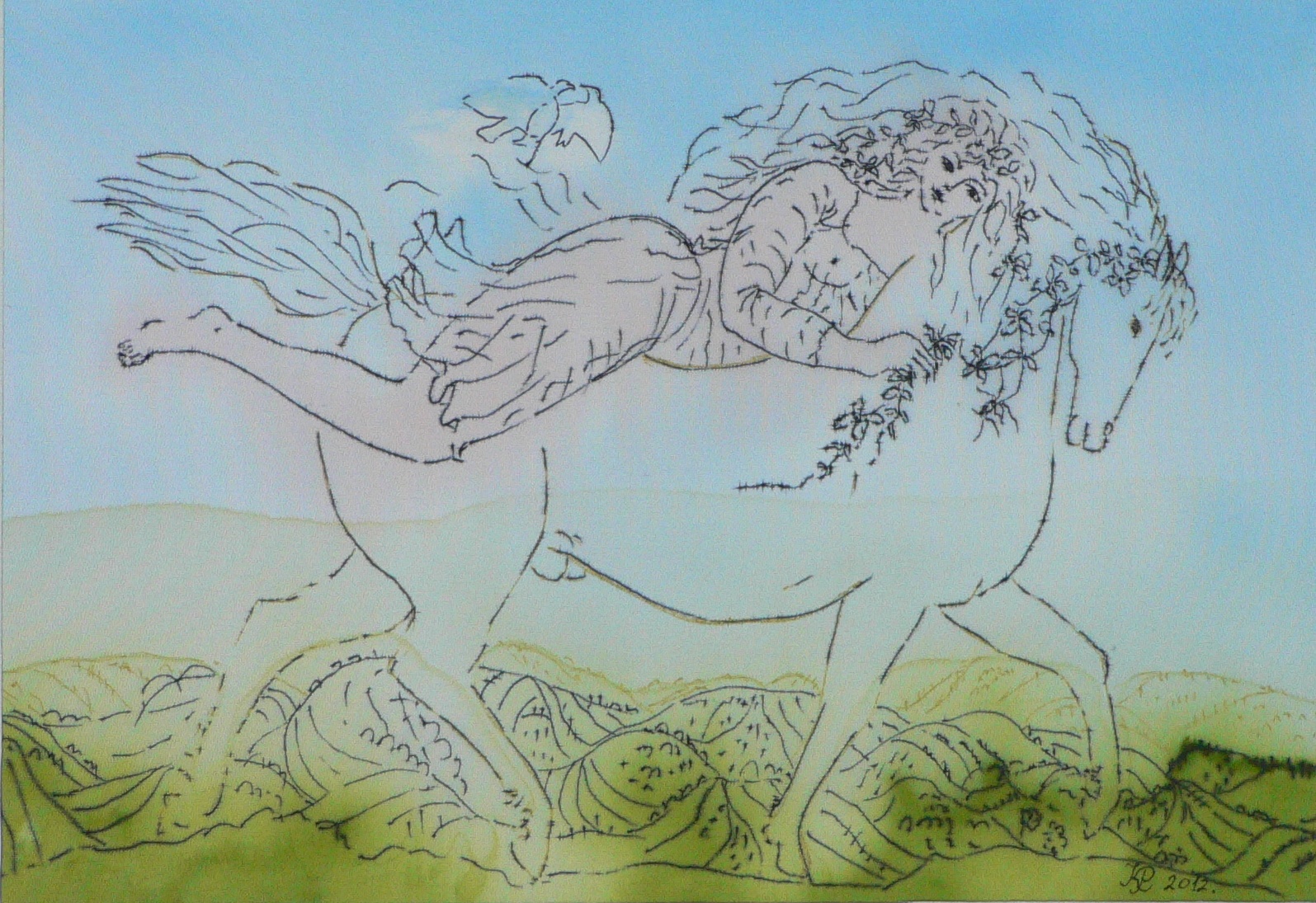 Reich Károly másolatok 3. A képzelet szárnyán 22x32 cm 0213