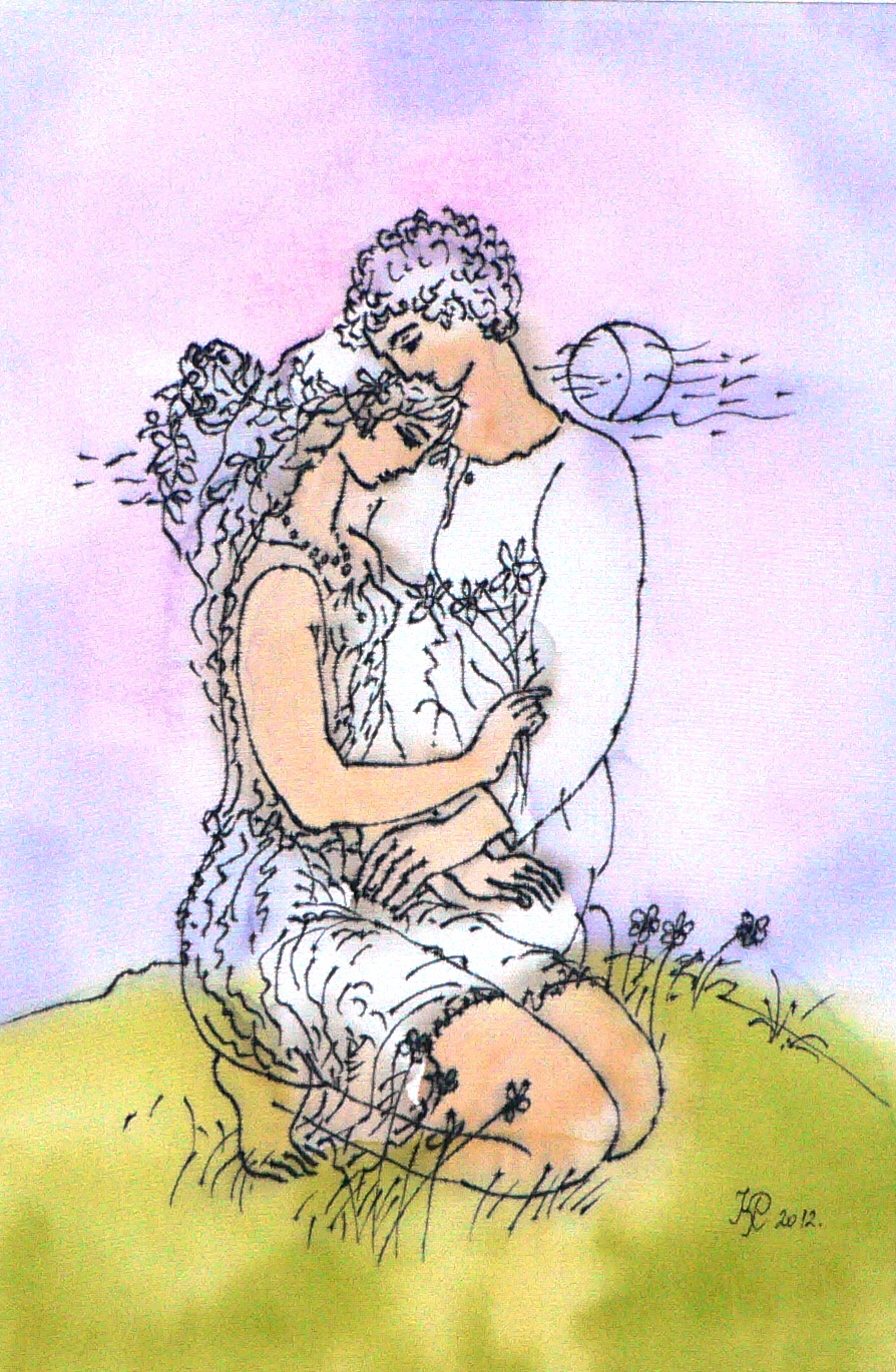 Reich Károly másolatok 4. Elképzelt szerelem 33x22 cm 0214