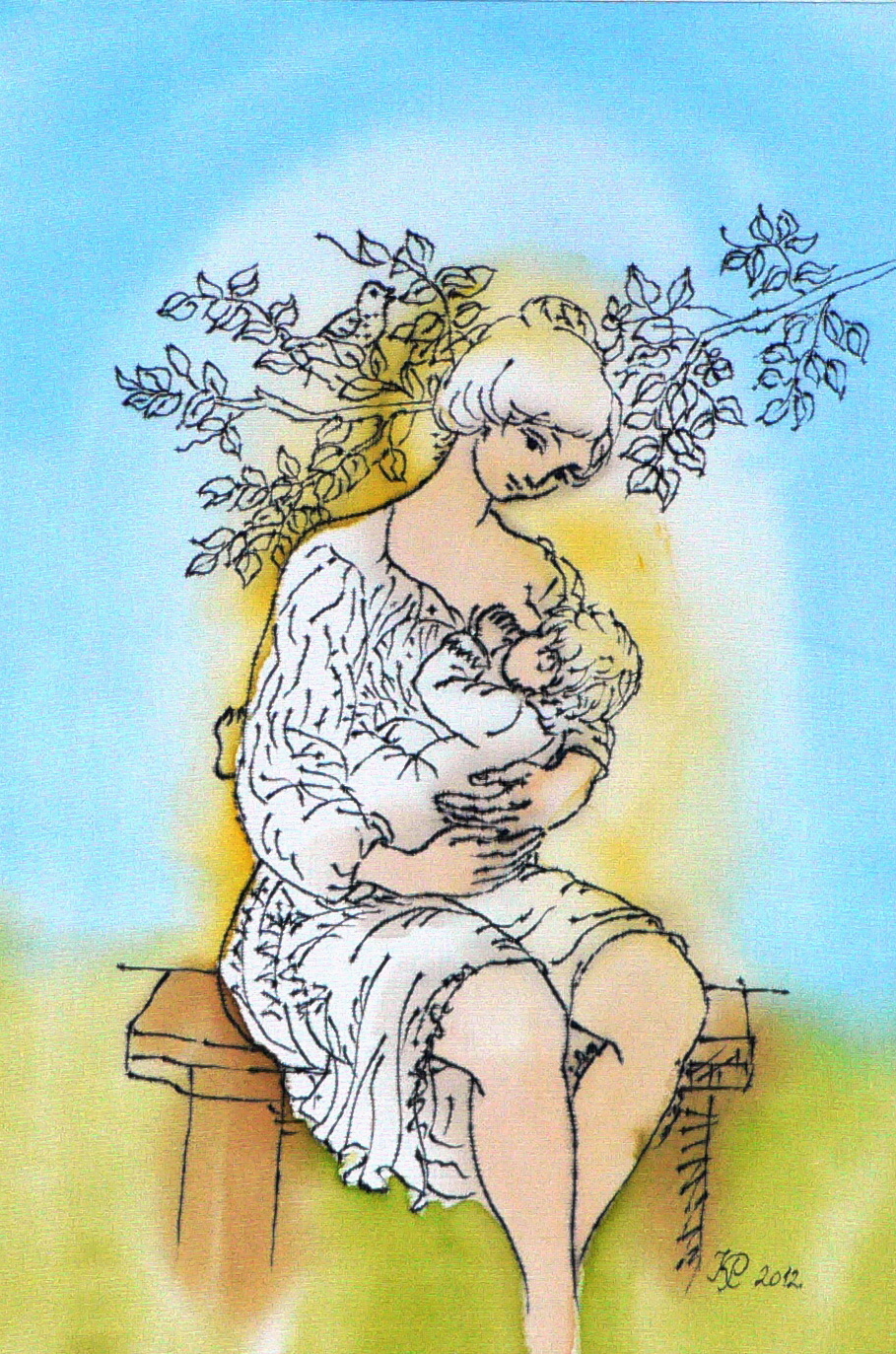 Reich Károly másolatok 5. Amyaság  33x22 cm 0215