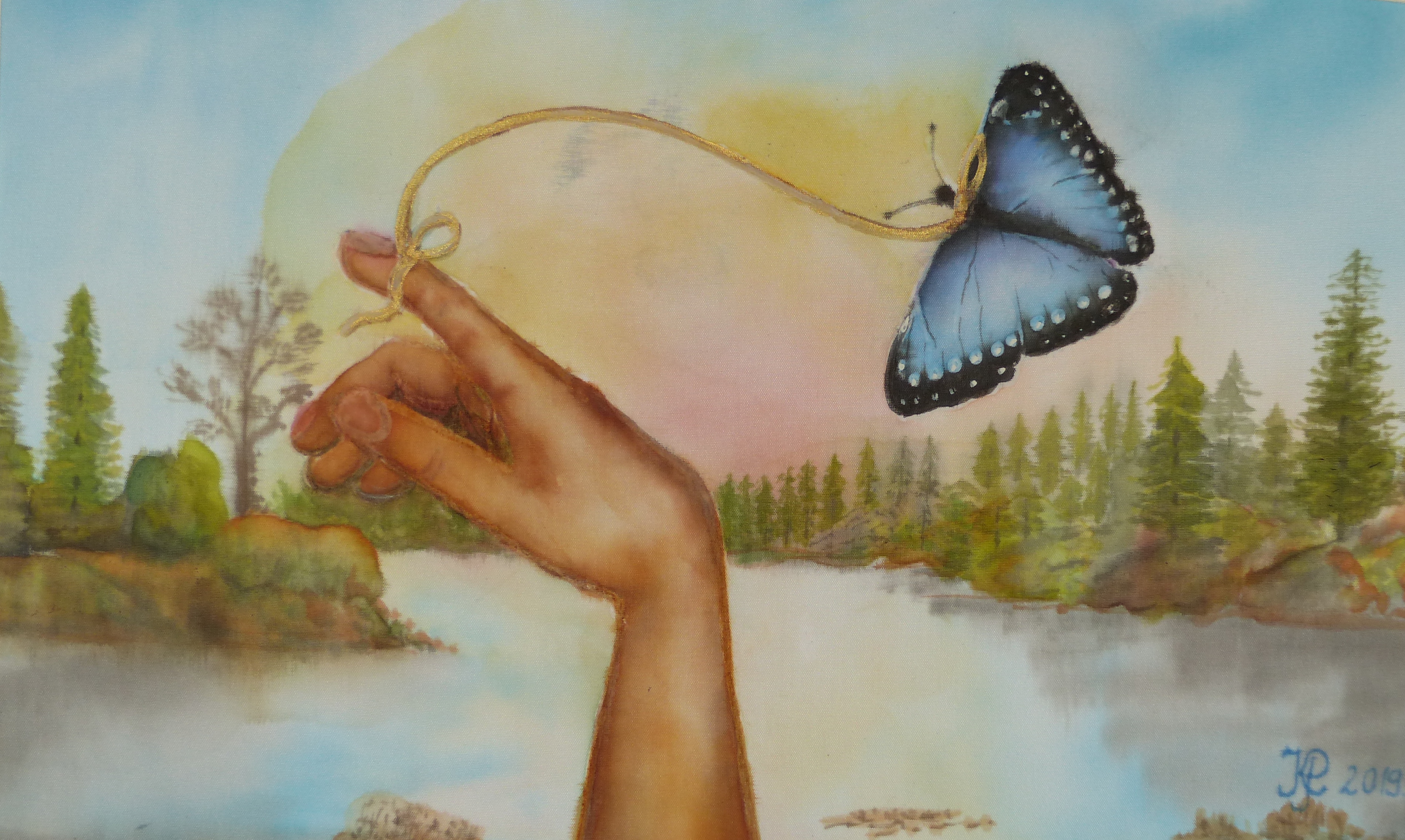 Engedj el! 19x31 cm, selyem