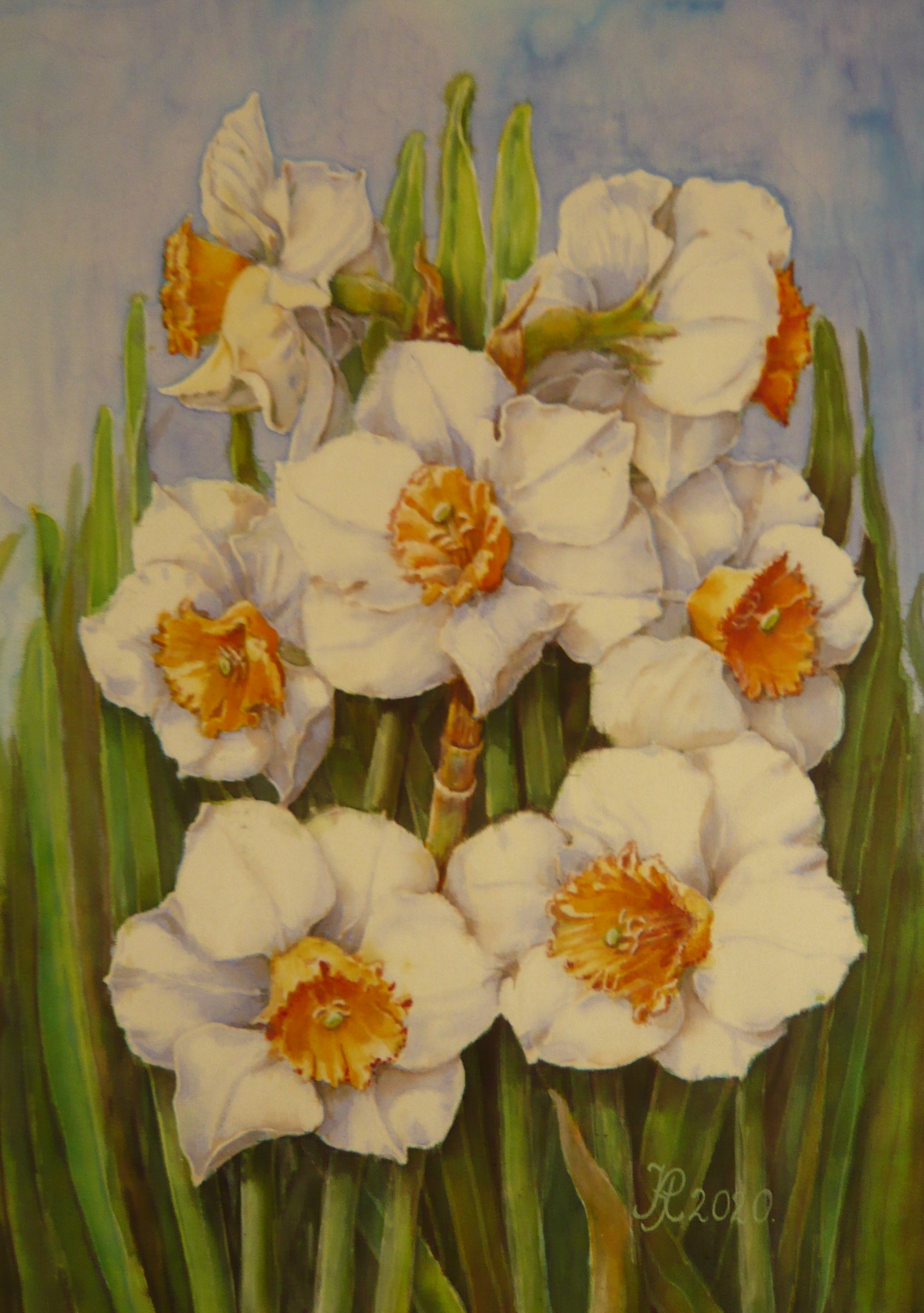 Csillagvirágok40x30cm